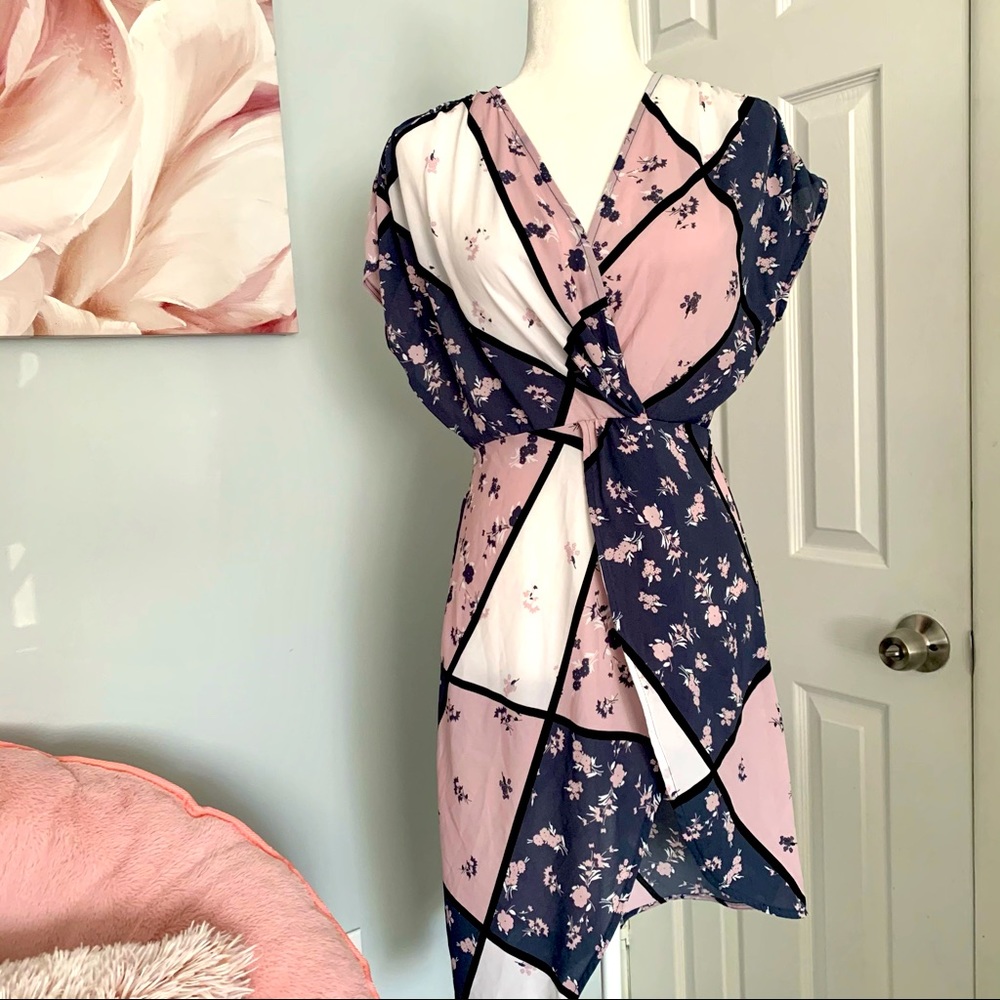 Ny & Co Floral Print Dress XS